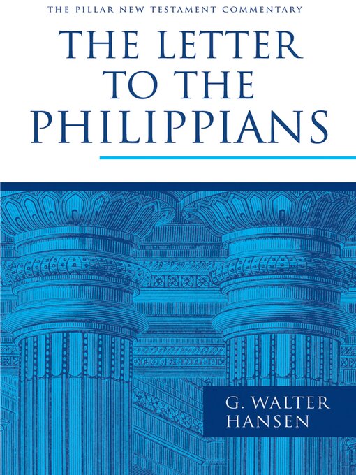 Title details for The Letter to the Philippians by G. Walter Hansen - Available